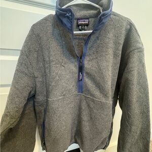 Patagonia Charcoal and Navy Fleece Jacket